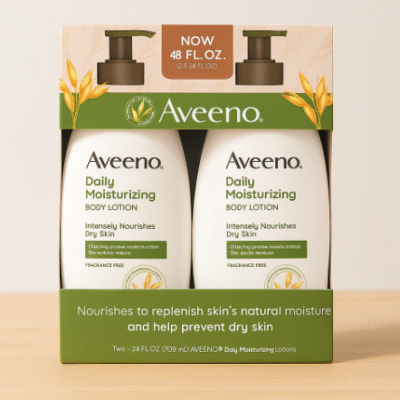 Aveeno Loción humectante diaria 24 fl oz, paquete de 2