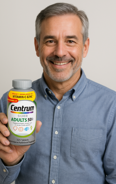 Centrum Silver Adulto 50+ Multivitaminico, 325 Tablets