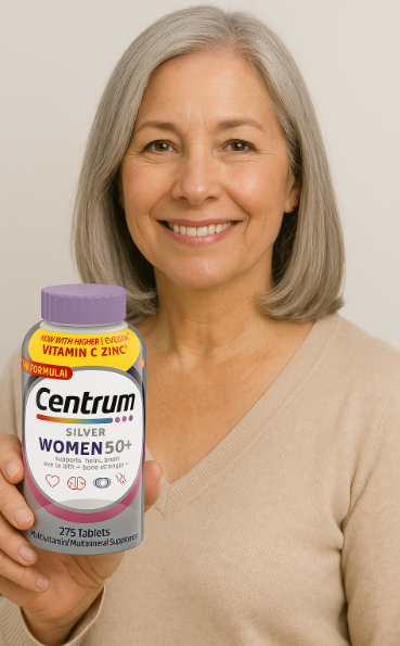 Centrum Silver Women 50+ Immune Soporte Multivitaminico, 275 Tabletas