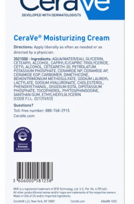 CeraVe Crema hidratante multipack intercambiable, frasco de 16 oz con bomba + frasco de 16 oz