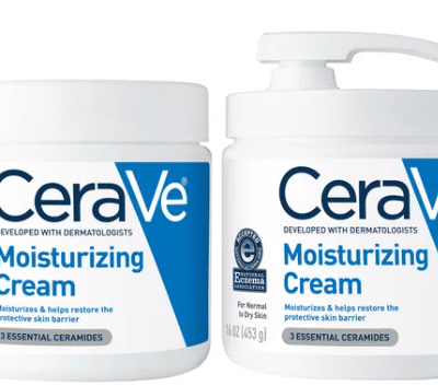 CeraVe Crema hidratante multipack intercambiable, frasco de 16 oz con bomba + frasco de 16 oz