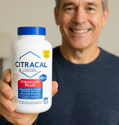 Citracal Maximum Plus Citrato de calcio + D3, 280 Capsulas