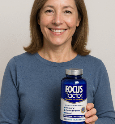 FOCUSfactor Suplemento dietético de nutrición para el cerebro, 180 Tabletas