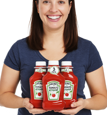 Heinz, salsa de tomate, 44 oz, 3 unidades