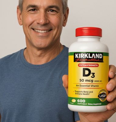 Kirkland Signature Extra Strength D3 50 mcg., 600 Softgels - 1 (2) Kirkland Extra Strength D3 50 mcg., 600 Capsulas blandas