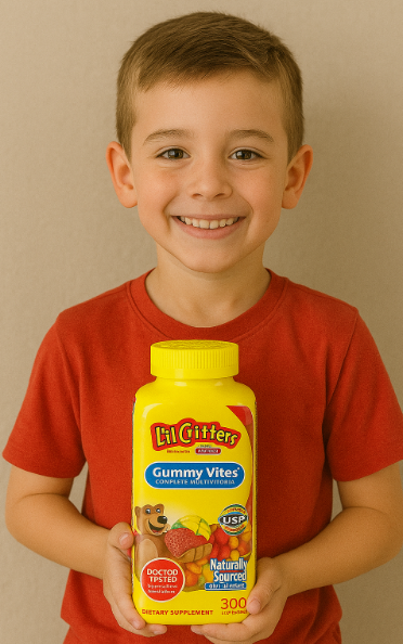 L'il Critters Gummy Vites, 300 Gomitas de osito