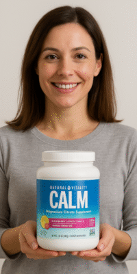 Natural Vitality Calm Magnesium Citrate Powder, 20 Ounces .99 (2) Natural Vitality Polvo de citrato de magnesio calmante, 20 Onzas