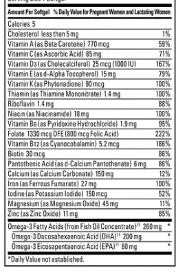 Nature Made Prenatal Folic Acid + DHA, 150 Softgels .99 - 1 Nature Made Prenatal Folic Acid + DHA, 150 Capsulas blandas