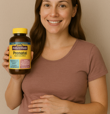 Nature Made Prenatal Folic Acid + DHA, 150 Softgels .99 (2) Nature Made Prenatal Folic Acid + DHA, 150 Capsulas blandas