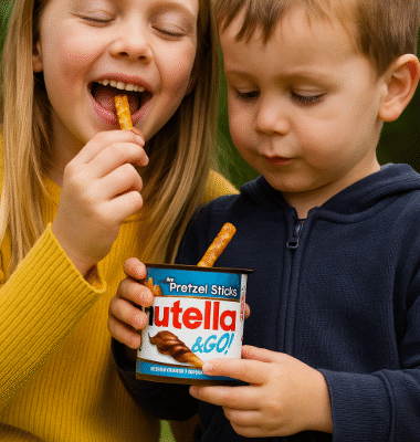 Nutella & GO!  Crema de avellanas y cacao con pretzels, 16 Pack