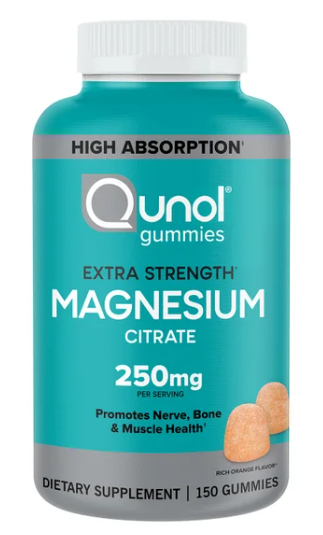 Qunol Magnesio Extra Fuerte 250 mg 150 Gomitas