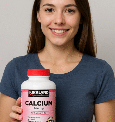 Kirkland Calcio 600 mg con vitamina D3, 500 Tabletas