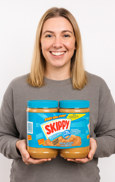 Skippy Mantequilla de maní cremosa , 48 oz, 2 unidades