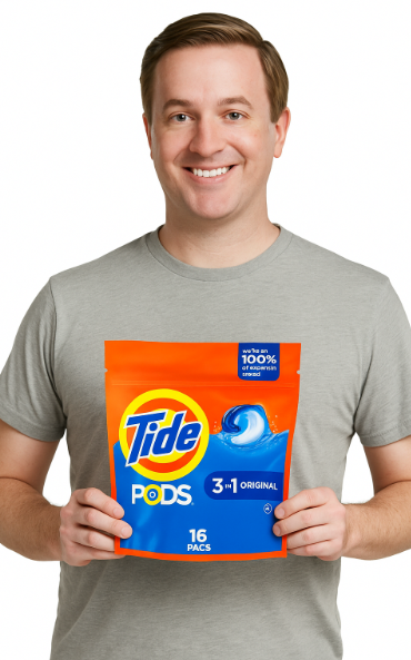 Tide PODS Packs de Detergente Líquido para Ropa, 16 Unidades