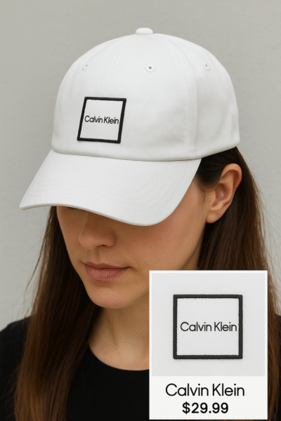 Gorra Calvin Klein color Blanco