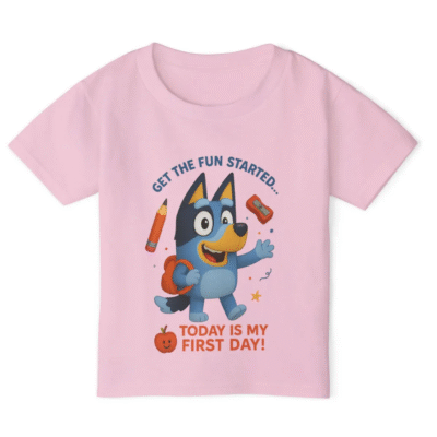 Bluey's First Day of School T-shirt